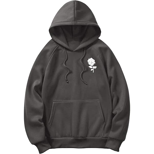 SHENHE Men's Graphic Cross Print Zip Up Drawstring Hoodie Long